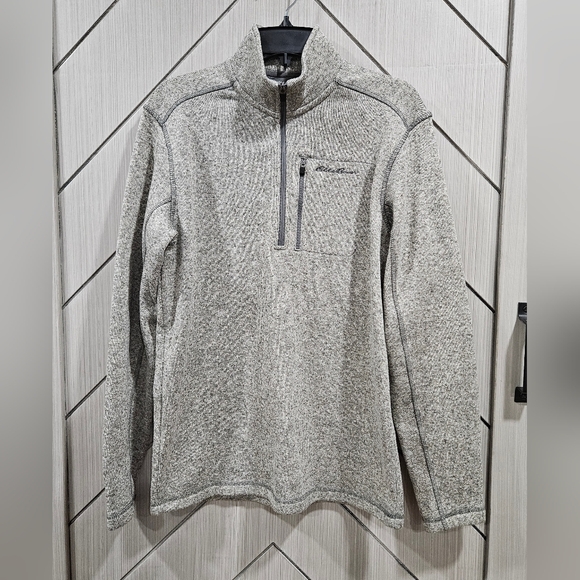 Eddie Bauer Gray Pullover - Picture 1 of 3